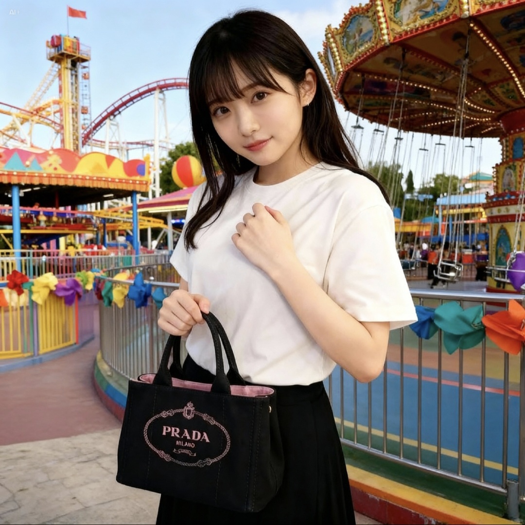 プラダ　ミニカナパ　2WAY　ショルダー　ハンドバッグ　30日間　レンタル料　8980円（レンタル13回でゲット）