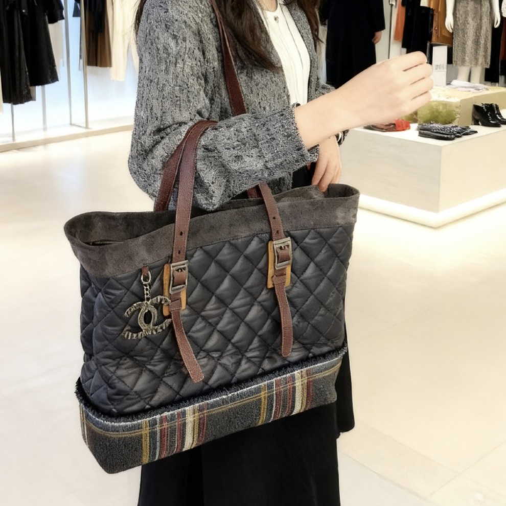 シャネル　マトラッセ　トートバッグ　ハンドバッグ