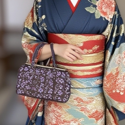 シャネル　がま口　ハンドバッグ