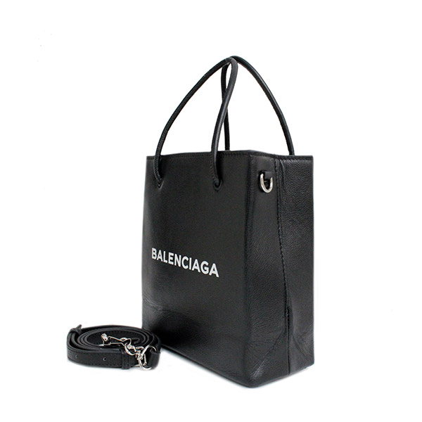 ✨美品✨BALENCIAGA　ショッピングトート　2wayショルダー　レザー　黒