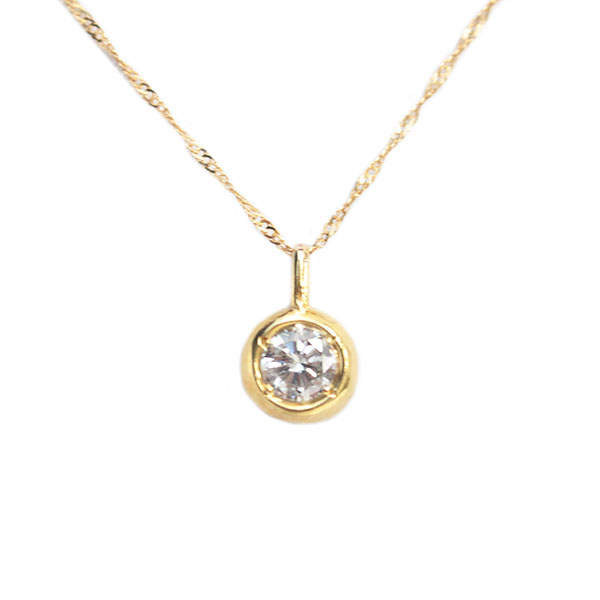 ダイヤモンド　0.39ct　１粒　ネックレス