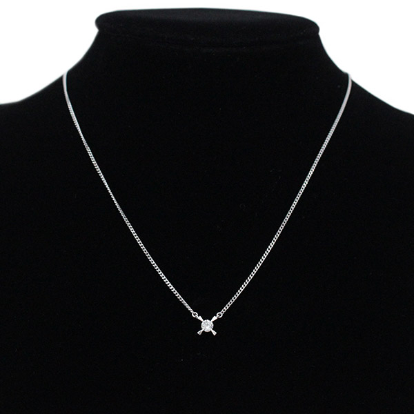 ダイヤモンド　0.17ct　１粒　ネックレス