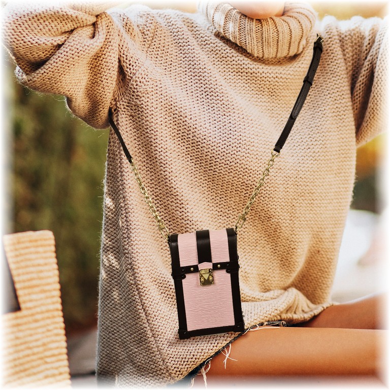 ルイ・ヴィトン ポシェット トランク ヴェルティカルモノグラムリバース