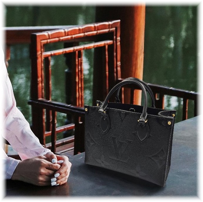 ルイ・ヴィトン　モノグラム　アンプラント　オンザゴー　PM　2WAY　ショルダー　ハンドバッグ